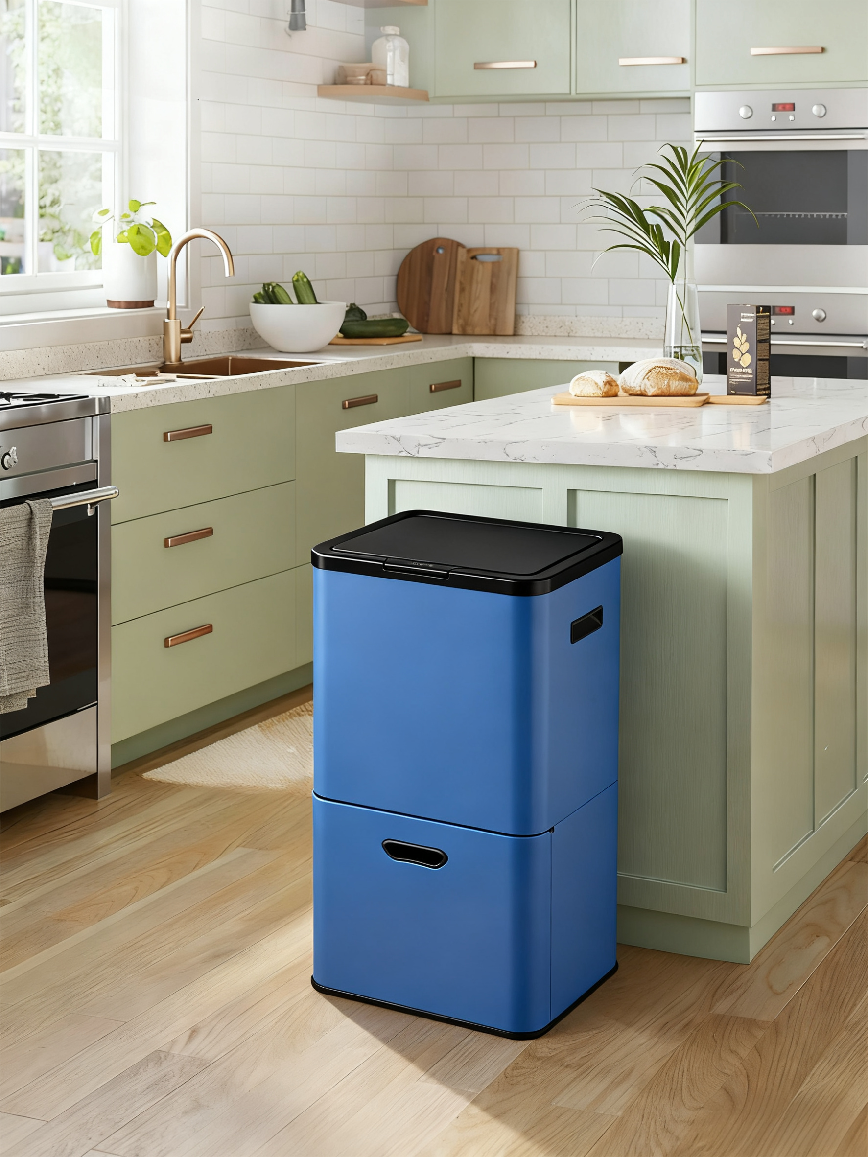 Dual Compartment Trash bin Dual Compartment Trash bin