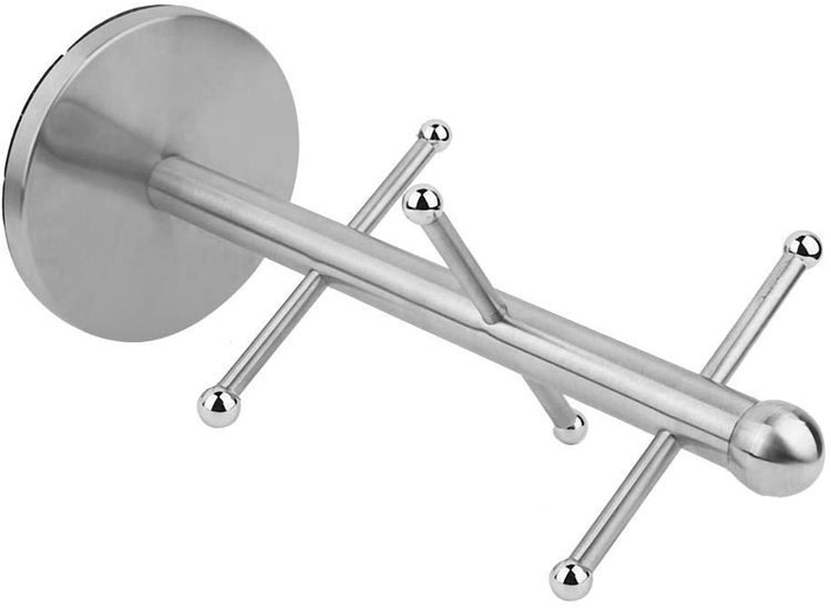 6-Hook Cup Holder Small Coffee Mug Rack Kitchen Cup Rack