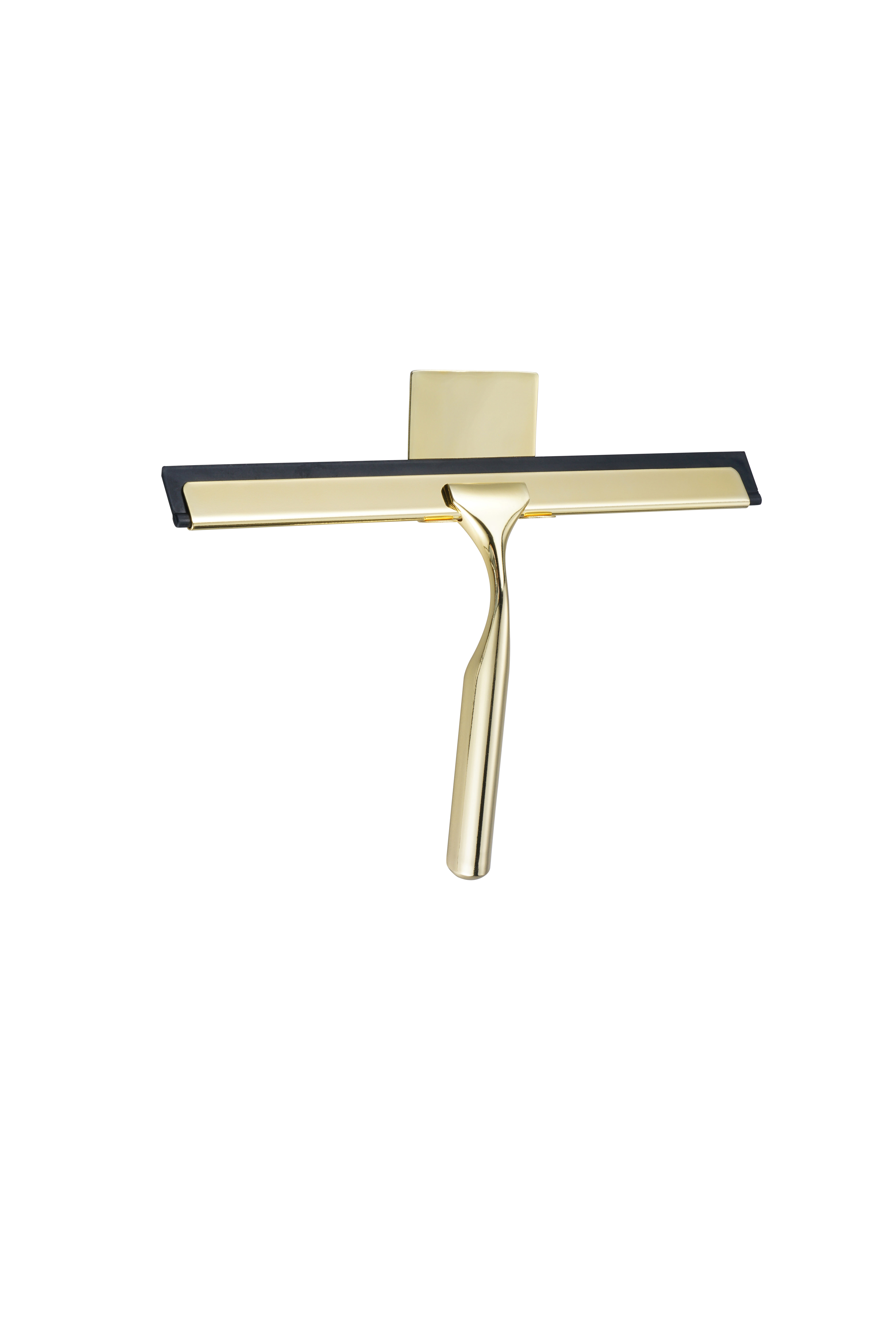 gold color Window Glass Wiper Shower Squeegee Factory Stainless Steel with Rubber Blade