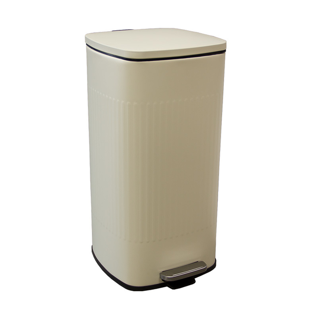 square pedal bin