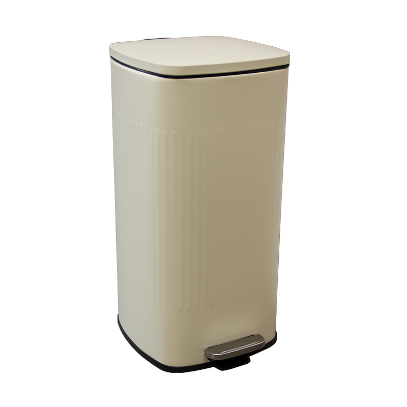 square pedal bin