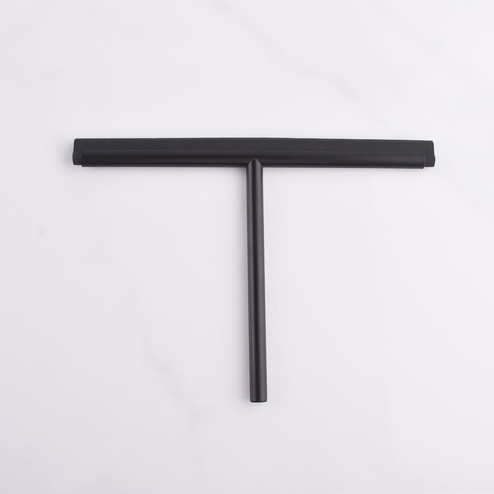 Factory wholesale stainless steel glass cleaning tool complete squeegee with 3M hook
