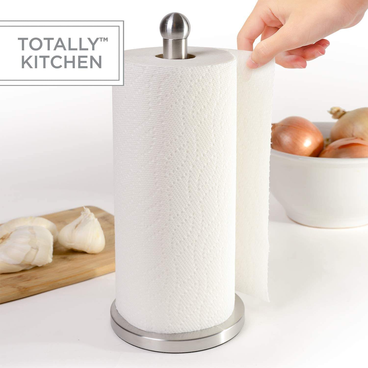 vertical toilet paper roll holder