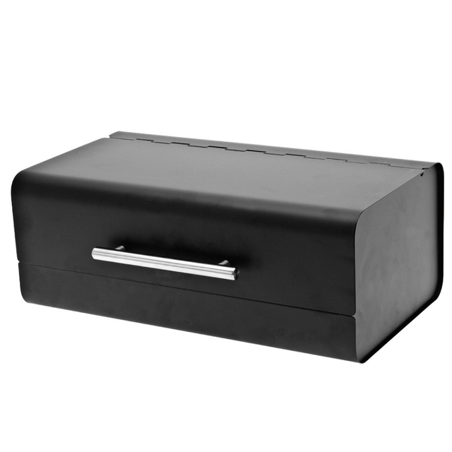 Black kitchen Counter Bread Box