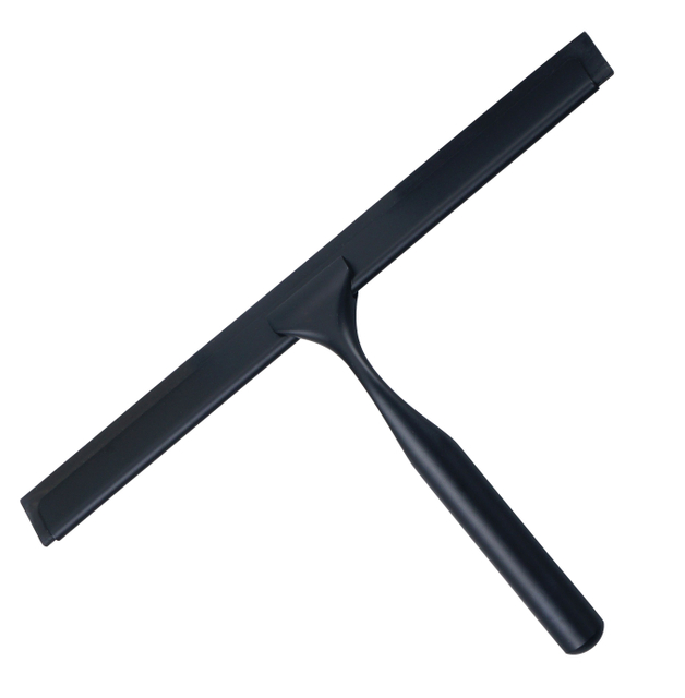black Window Glass Wiper Shower Squeegee Factory Stainless Steel with Rubber Blade