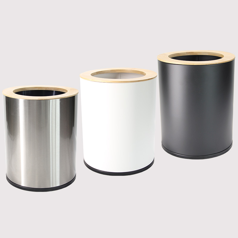 9L Bamboo Lid Waste Bins