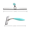 Metal Squeegee Stainless Steel Shower Squeegee For Bathroom
