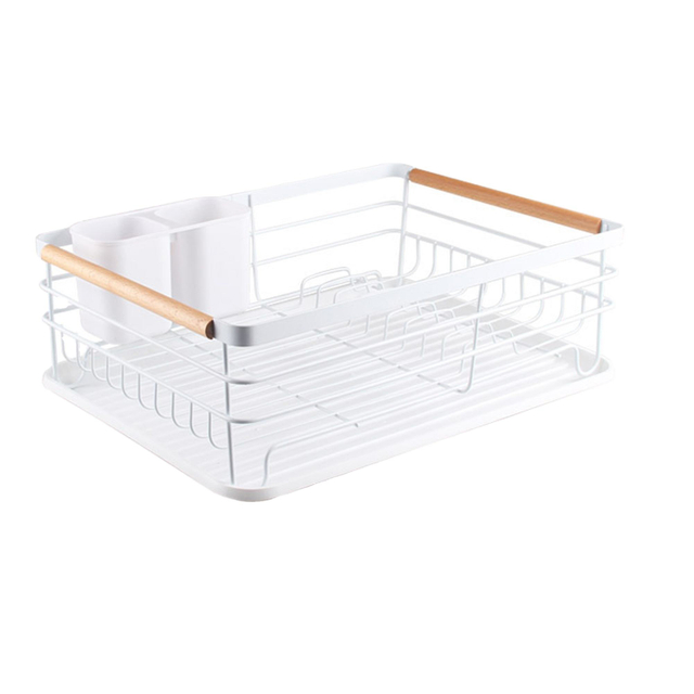 dish drying over the sink rack