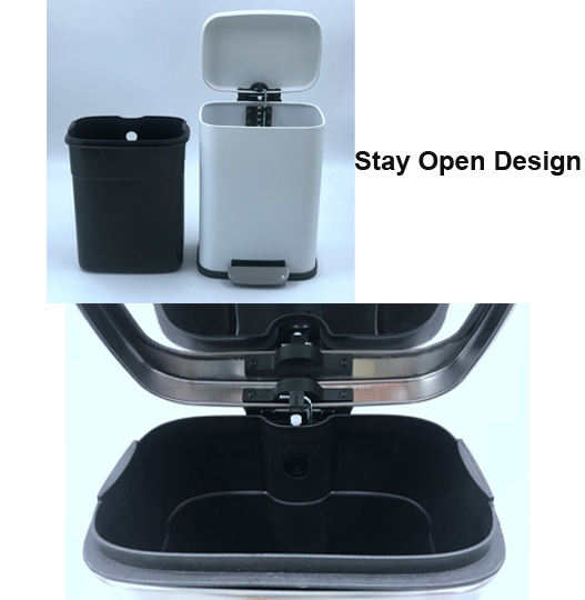 rubbermaid slim jim waste bin