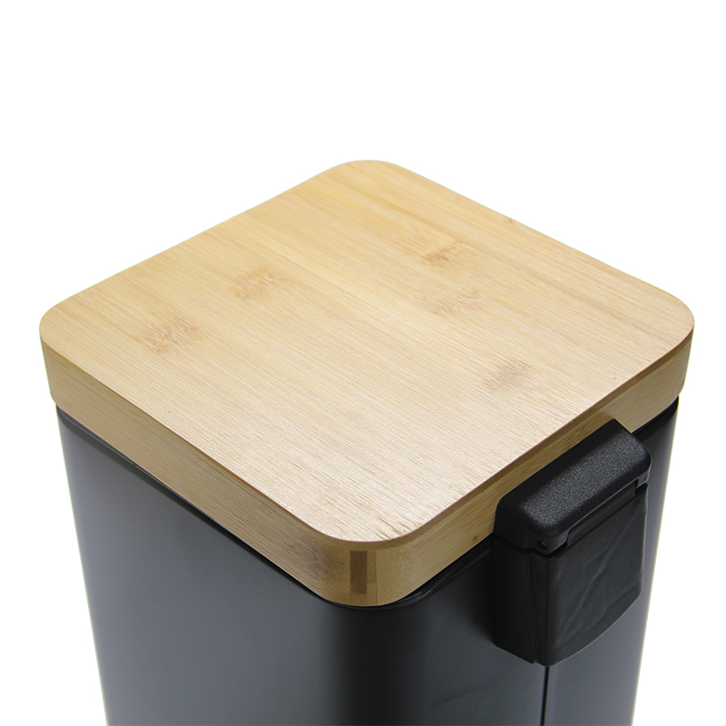 bamboo waste bin