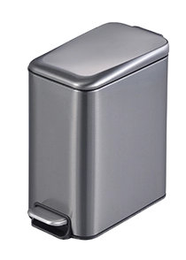 slim trash bin