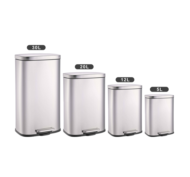 Kitchen stainless Steel Dustbin