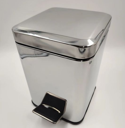 wooden waste bin