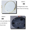 popular models luxury cosmetic mirror cosmetic mirror cosmetic fancy mirror