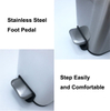 in cabinet waste bins