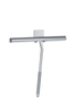 black Window Glass Wiper with 3M adhesive Hook Shower Squeegee Factory Stainless Steel with Rubber Blade