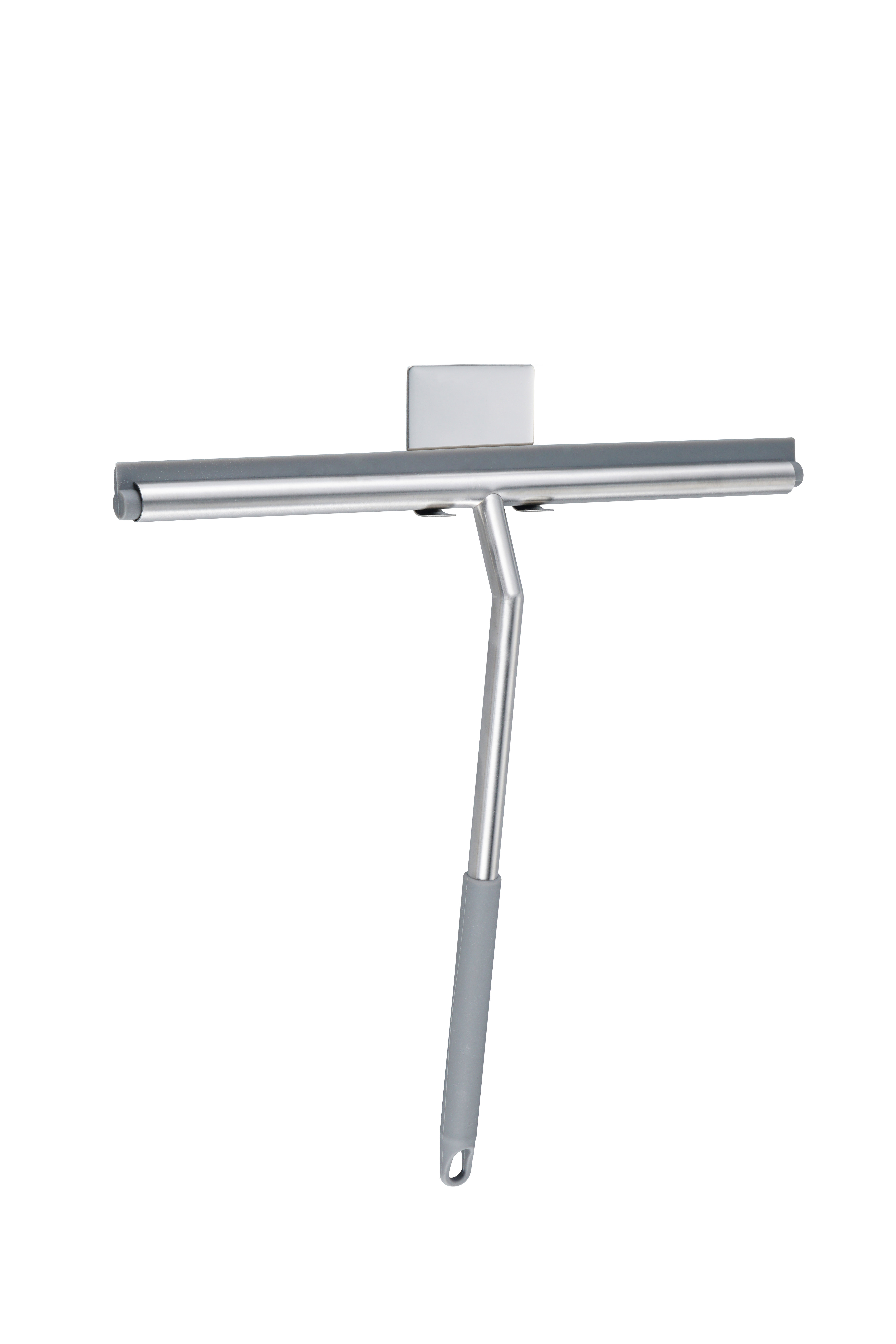 black Window Glass Wiper with 3M adhesive Hook Shower Squeegee Factory Stainless Steel with Rubber Blade