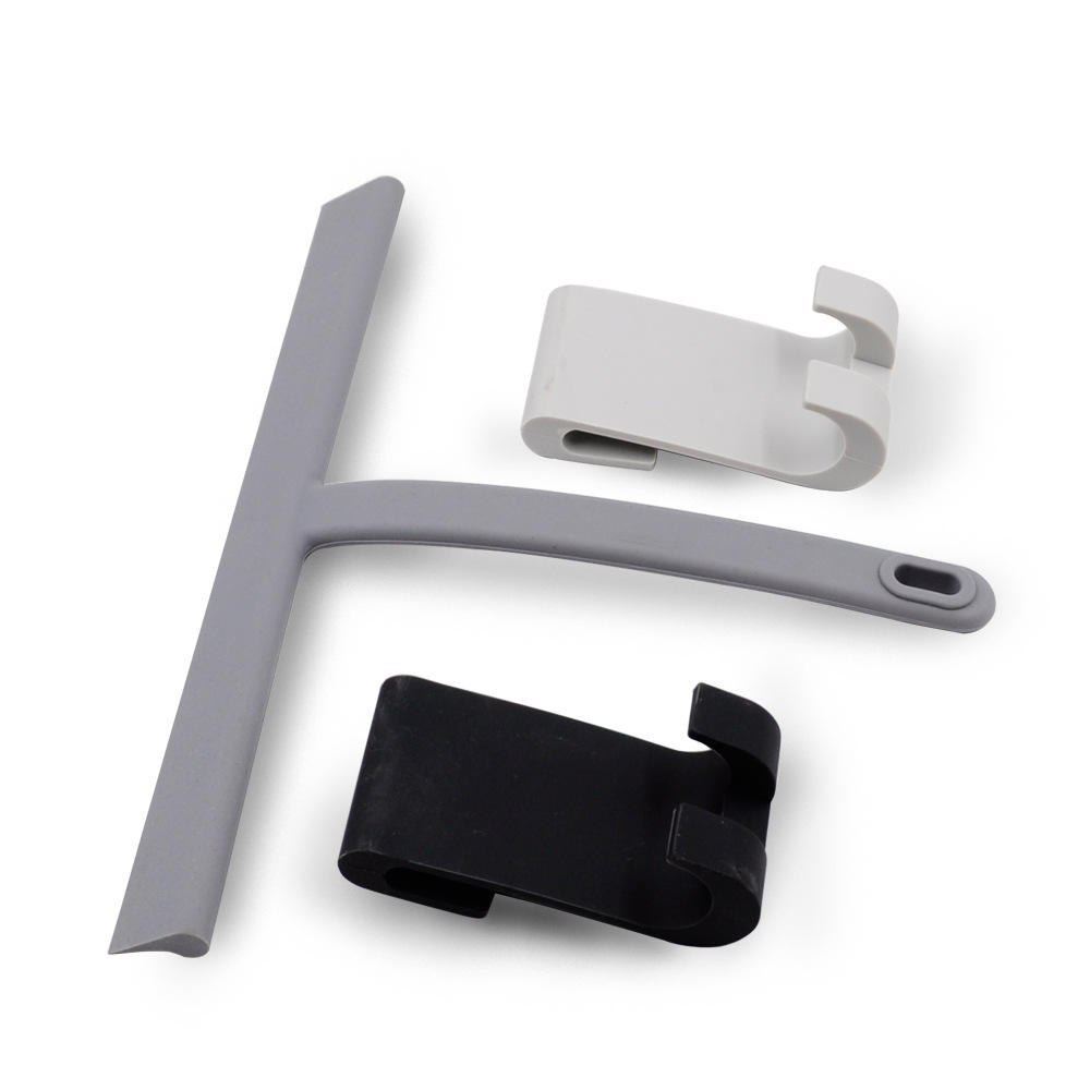 grey color Household window cleaner washing tools multi function Silicone squeegee kit