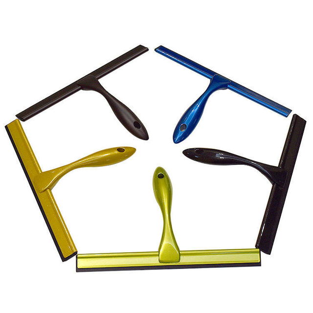 Online Hot Selling Customized Colorful shower cleaning mini small Stainless Steel squeegee for Bathroom