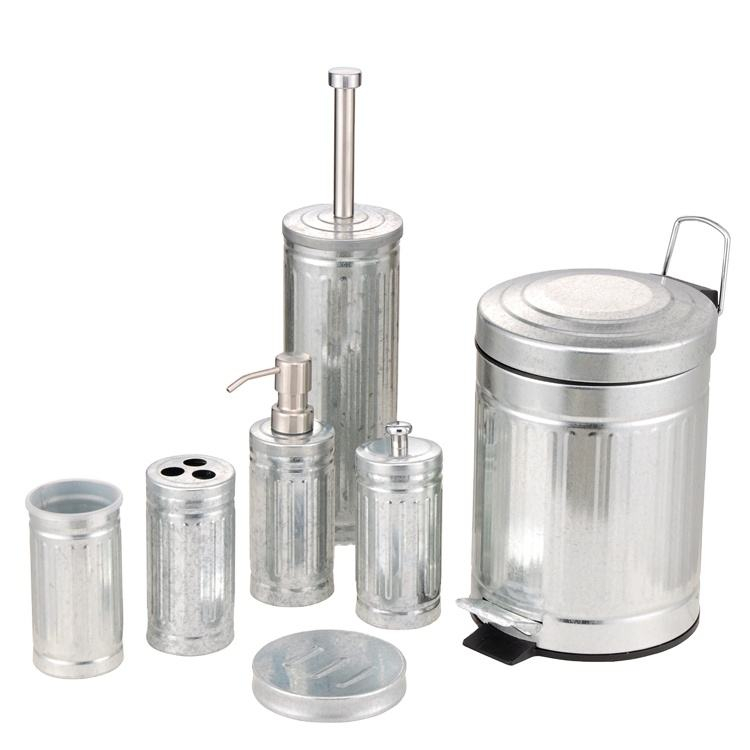 2021 High Quality Factory Directly Wholesale Accept Customized Bathroom Set White Bath Hotel Bathroom Accessories Set Kit