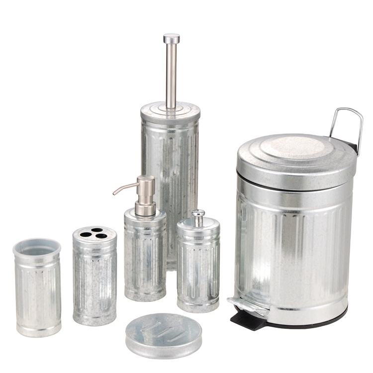 2021 High Quality Factory Directly Wholesale Accept Customized Bathroom Set White Bath Hotel Bathroom Accessories Set Kit