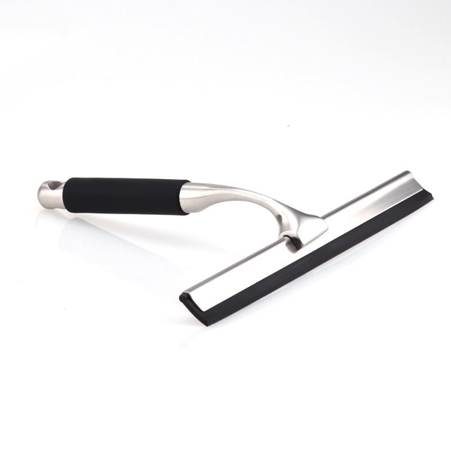 Cleaning Wiper Silicone Shower Cleaner Window Squeegee Wiper Rubber Handle Glass Stainless Steel New Eco-friendly Stocked