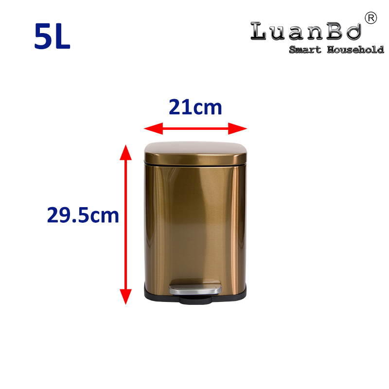 Stainless Steel pedal bin