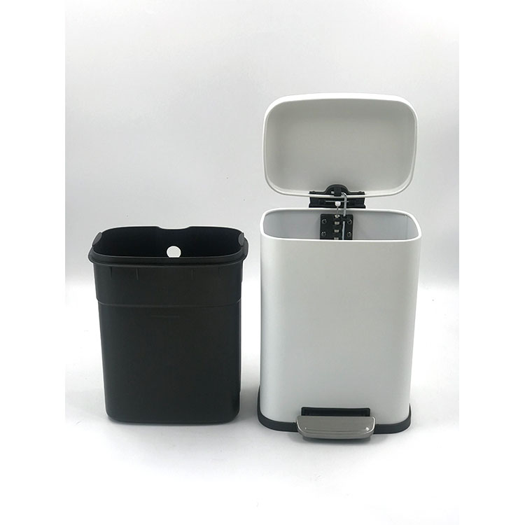 automatic bathroom trash can