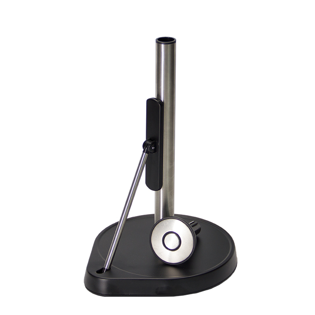 Stainless Steel Kitchen Standing Paper Towel Holder with Tension Arm