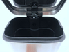 outdoor waste bin with lid