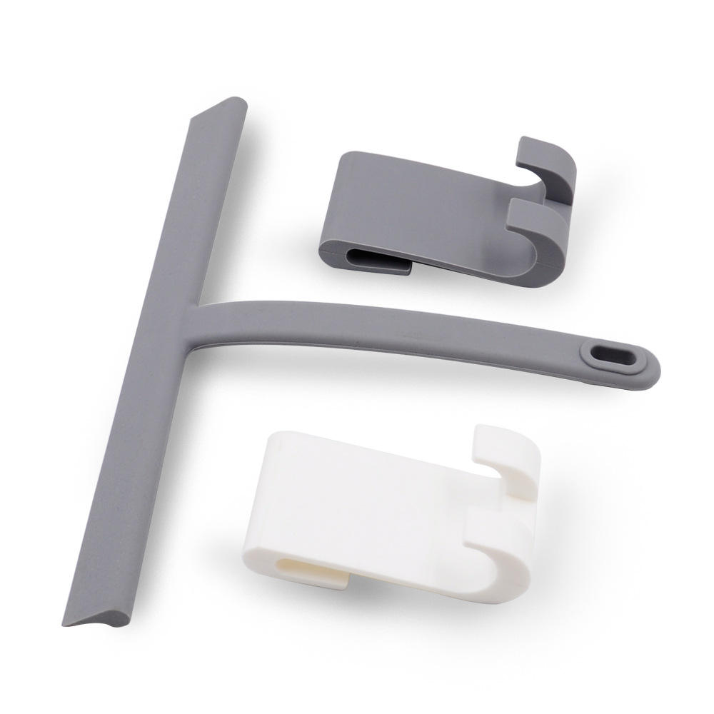grey color Household window cleaner washing tools multi function Silicone squeegee kit