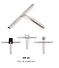 Window Glass Wiper Shower Squeegee with hook Factory Stainless Steel with Rubber Blade