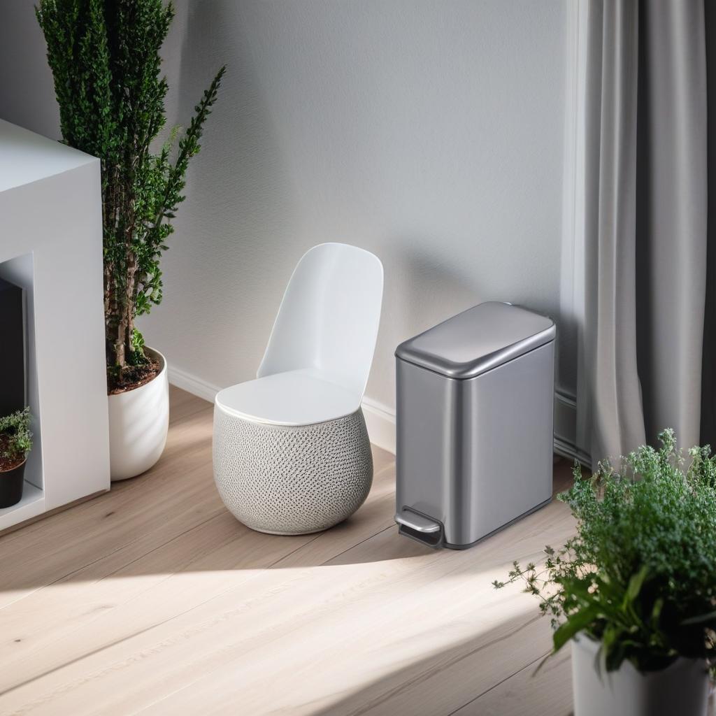 Say Goodbye To Messy Hands with Our Pedal Trash Cans