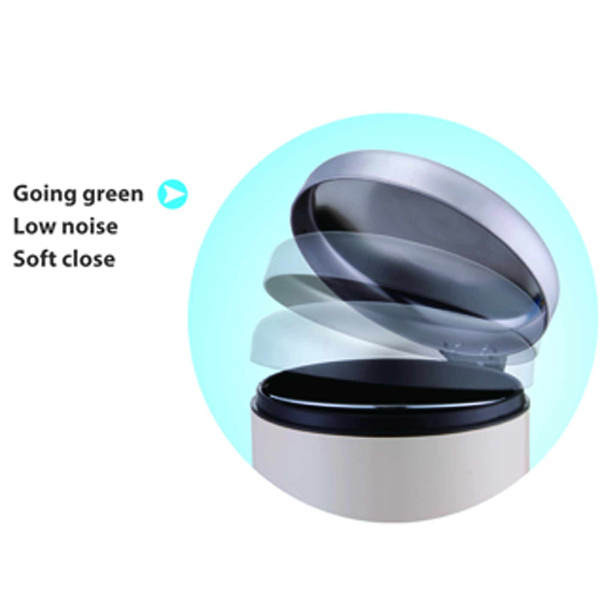bathroom waste bin with lid